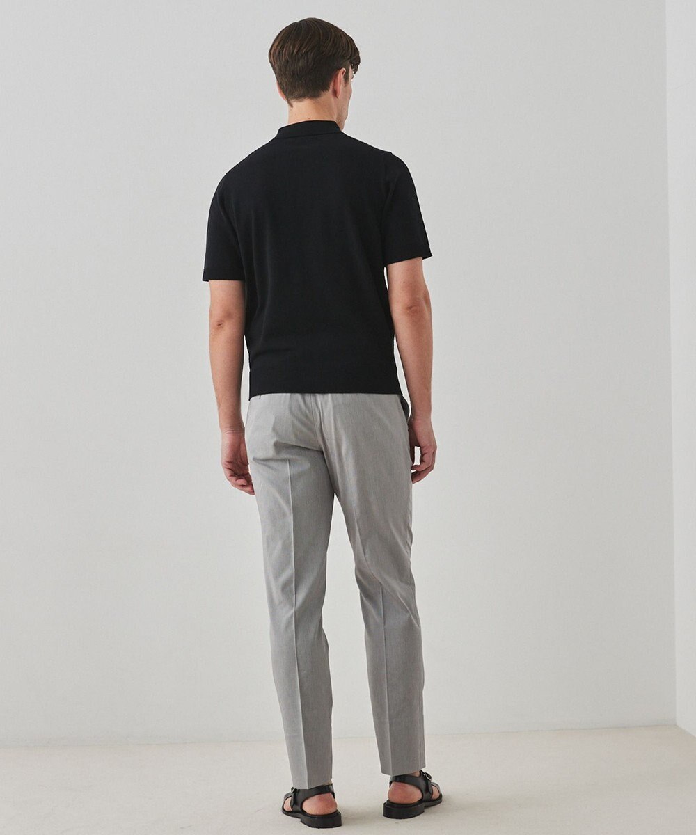 GOTAIRIKU 【洗える】イタリア糸 セットインニットポロ 