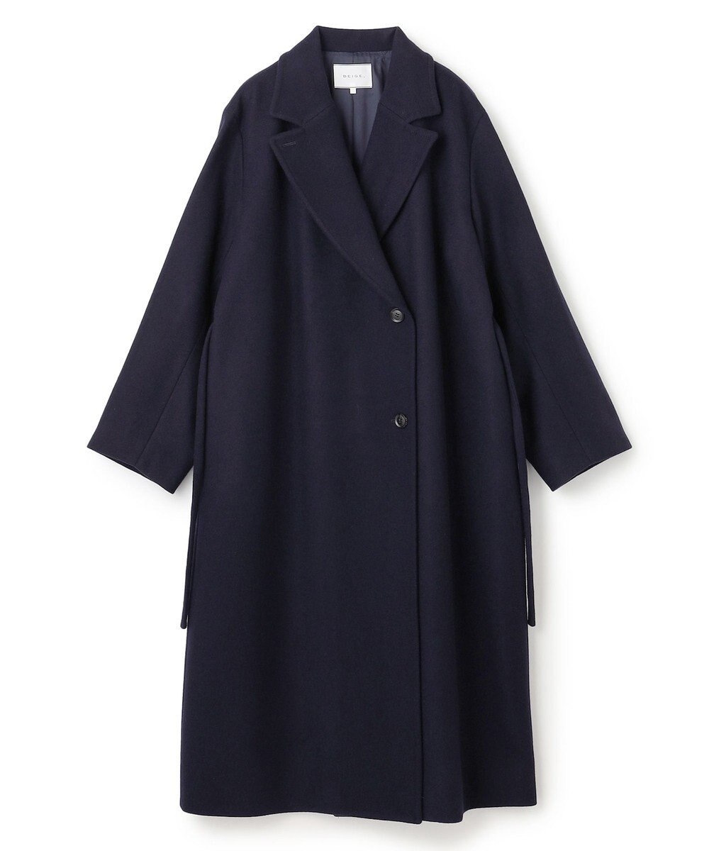 BEIGE， GABELLE / ロング丈チェスターウールコート 