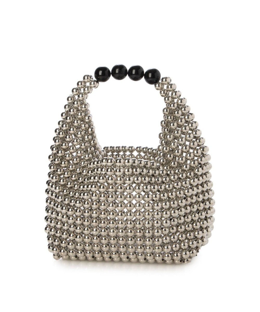 UNBILLION カシュカシュ cachecache / シルバービーズ手提げバッグ 