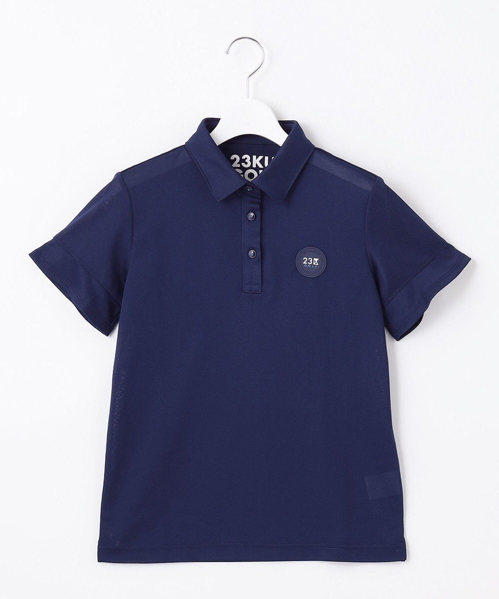 23区GOLF 盛夏対応のマルチ機能【接触冷感・UVケア・吸水速乾】【WOMEN】 カノコシャツ 