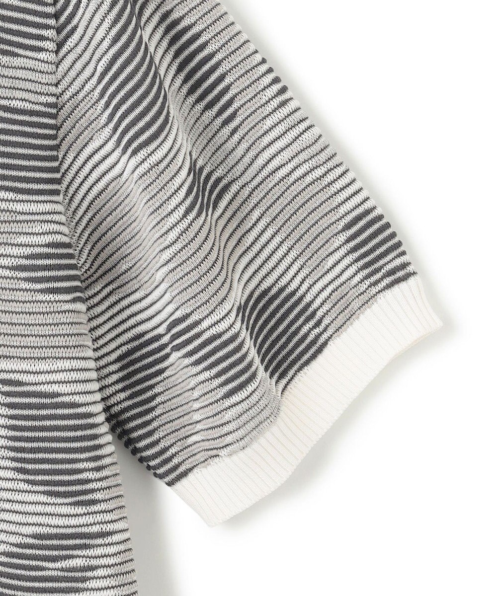 JOSEPH HOMME メキシカンブラインドジャガード　クルーネック半袖ニット 