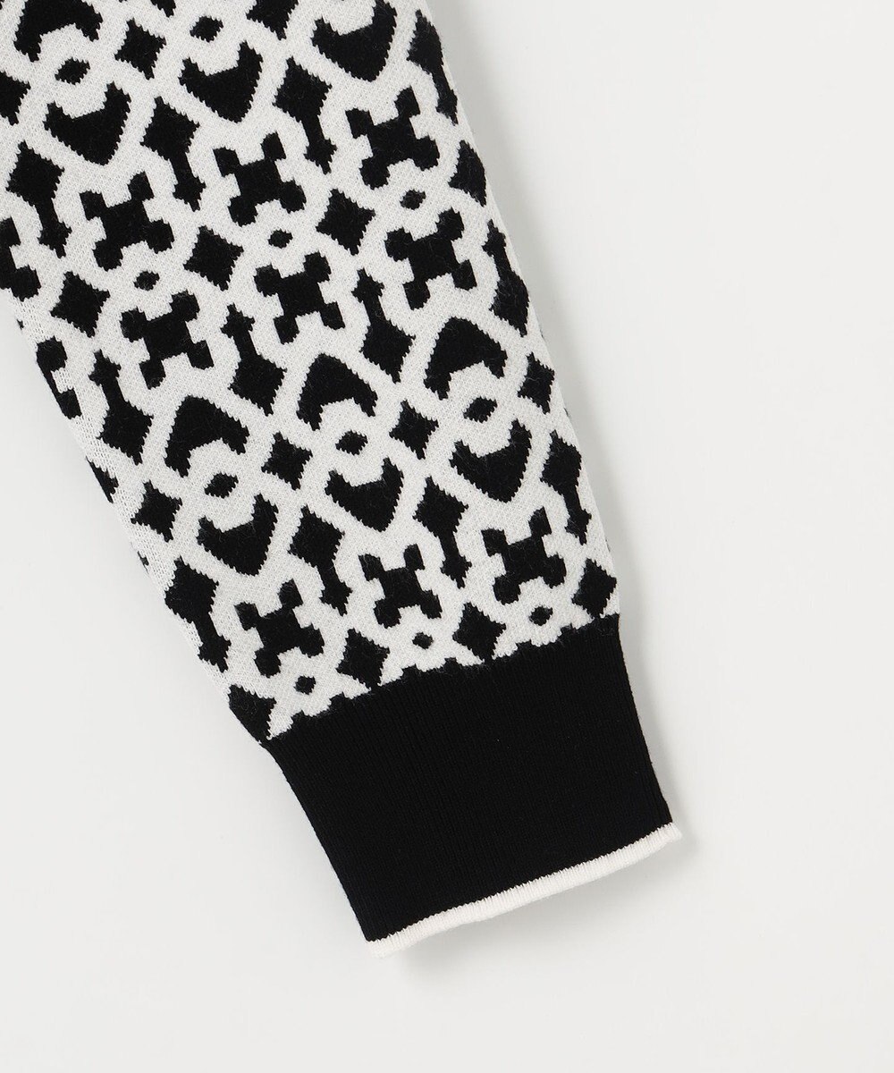 23区GOLF 【WOMEN】モノグラムジャガードセーター 