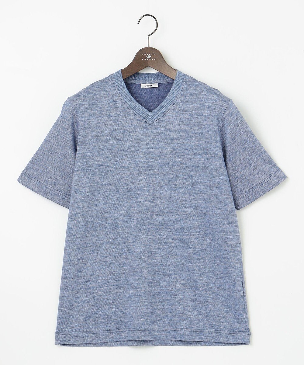 JOSEPH ABBOUD 【吸水速乾】リネンハニカムTシャツ 