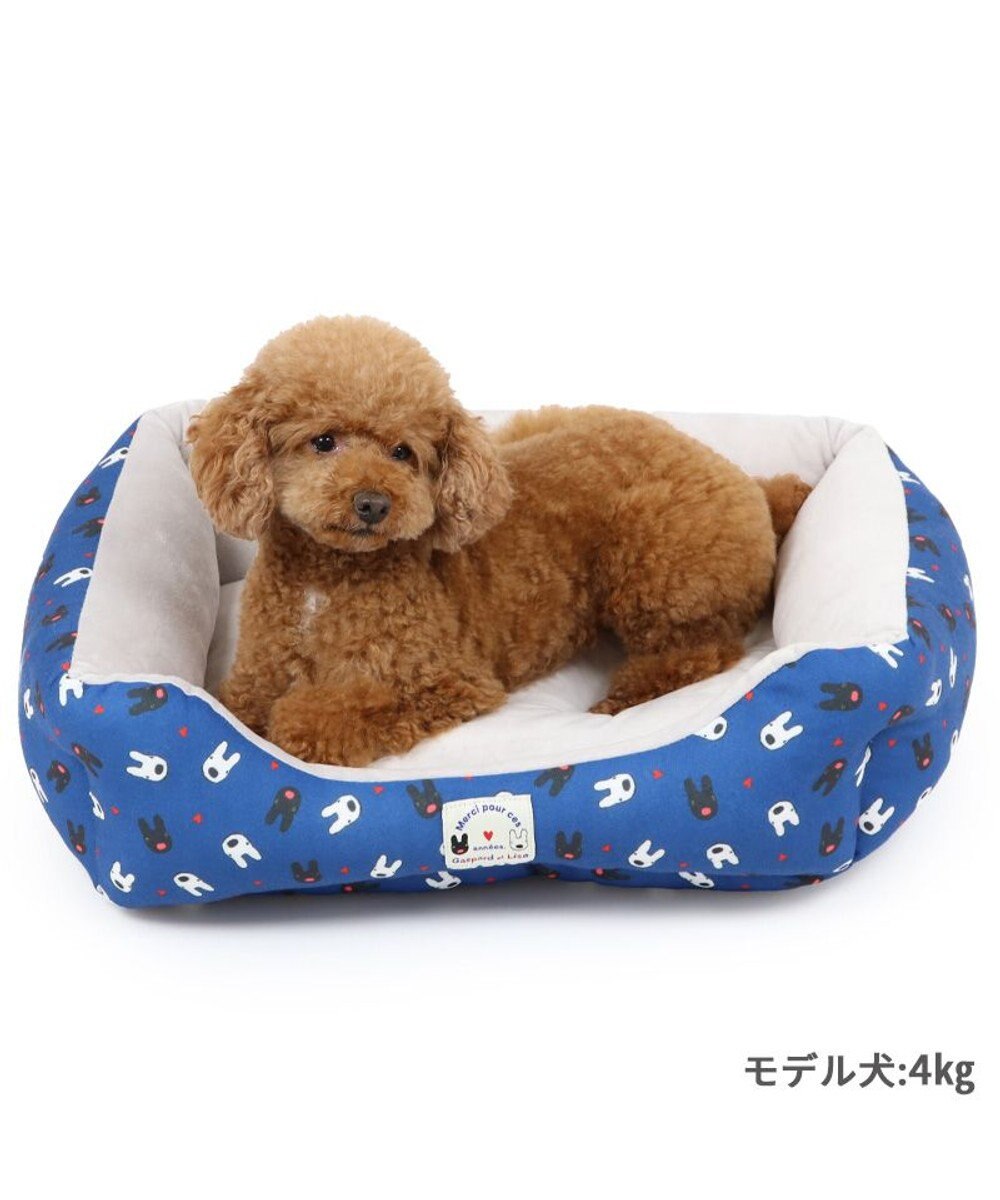PET PARADISE リサとガスパール カドラー 《ハート柄》 57×45cm 小型犬 