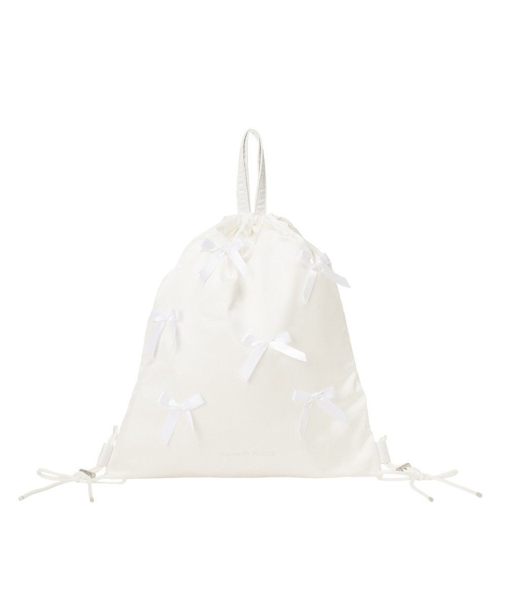 Maison de FLEUR リボンナップサック 