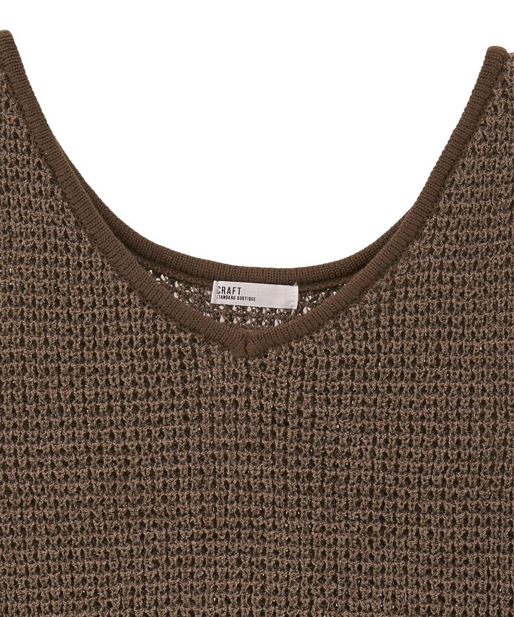 CRAFT STANDARD BOUTIQUE ワッフル編みニットベスト 