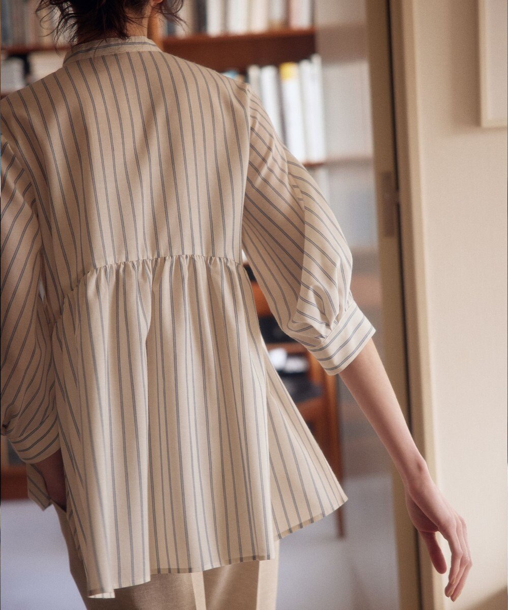 組曲 ニューリヨセルシャーティングペプラム ブラウス 