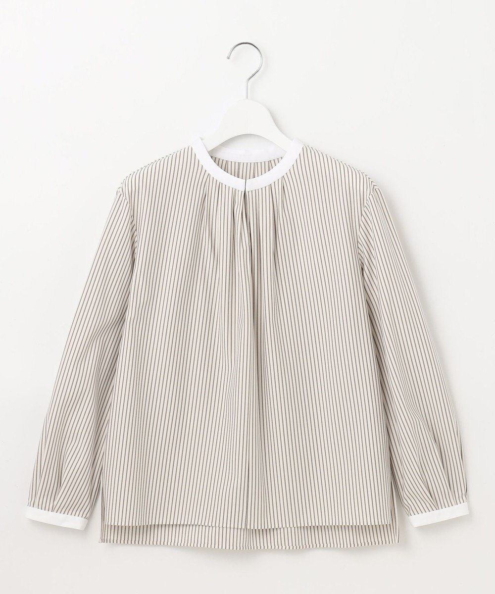 J.PRESS LADIES L ストライプジャージー カットソー 