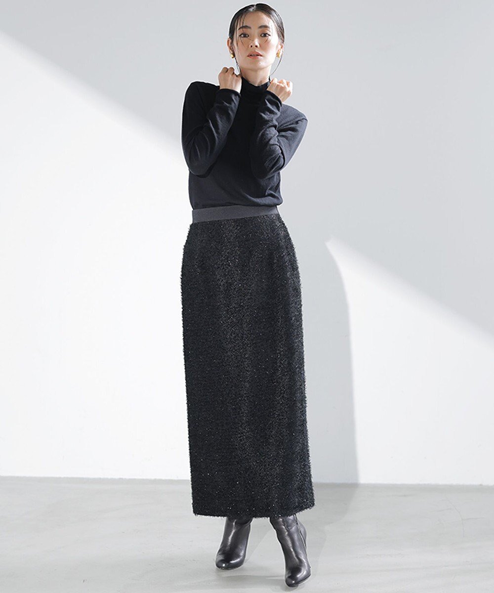 23区 【Oggi1月号/CLASSY.11月号掲載】スムージーコットン タートルネック ニット 