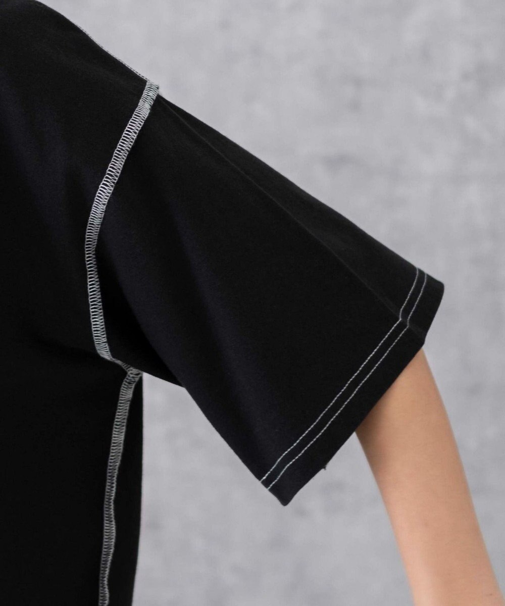 WEGO アウトステッチグラフィックショートT 