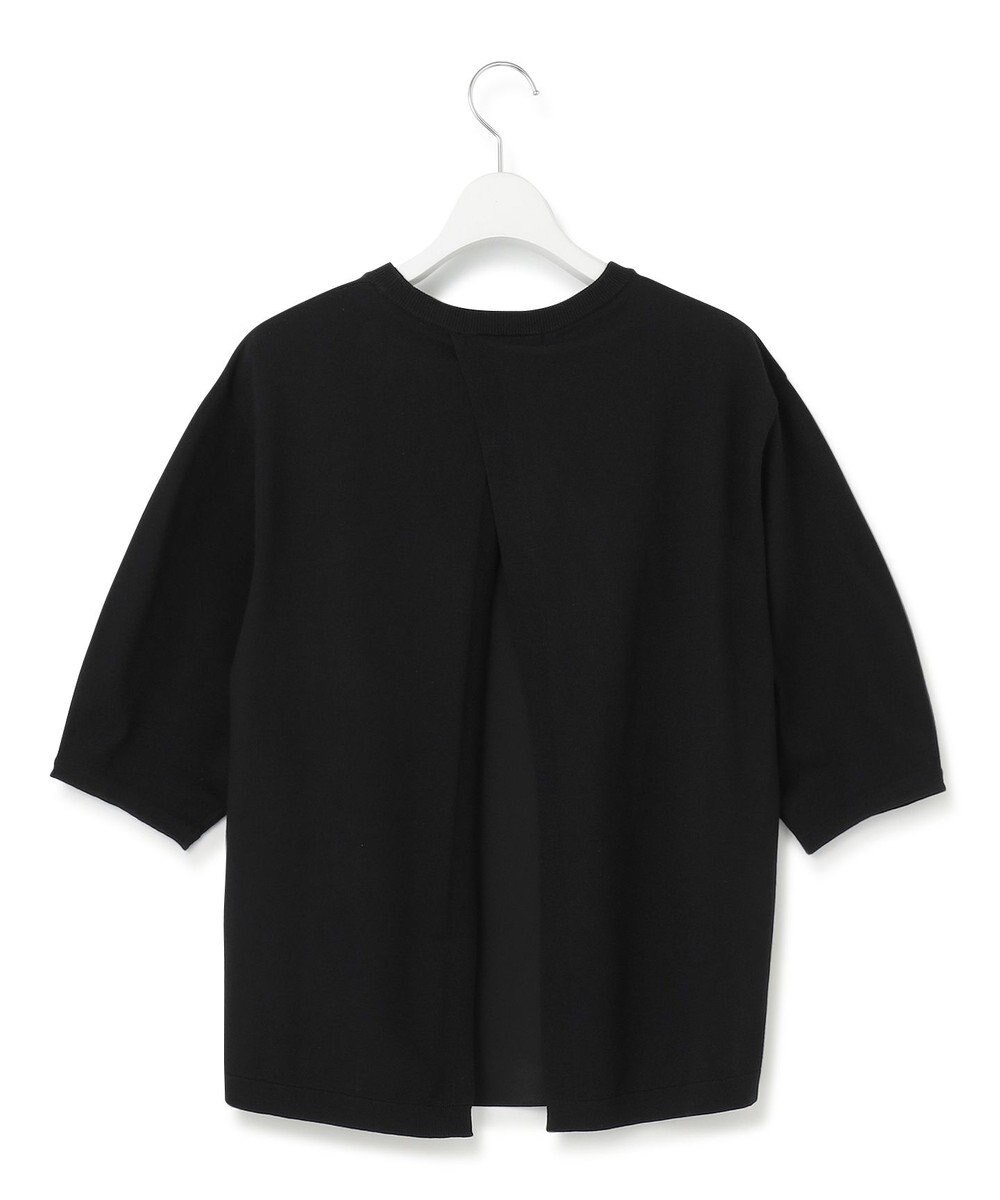 23区 【ご好評につきカラー追加/洗える】ヴィスコースストレッチ バックデザイン ニット 