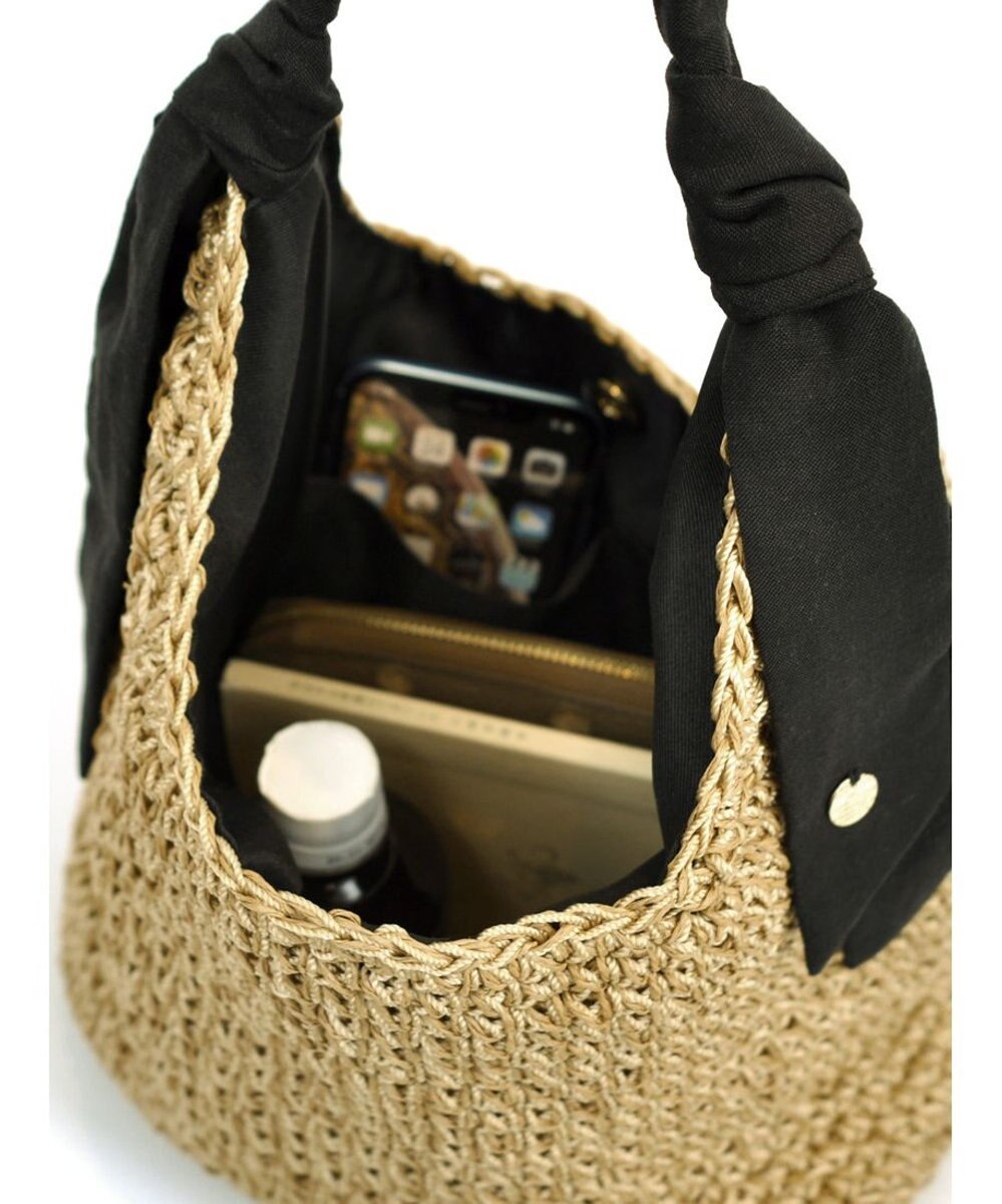 UNBILLION cachecache 下がりリボンワンハンドルトートバッグ 