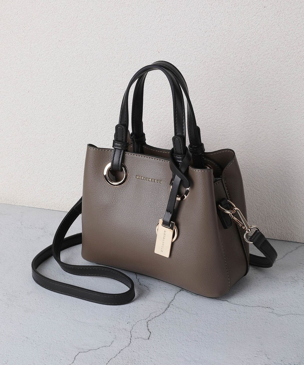 style code 【MERCURYDUO/マーキュリーデュオ】メタルアイレット　ミニショルダーバッグ、ハンドバッグ 