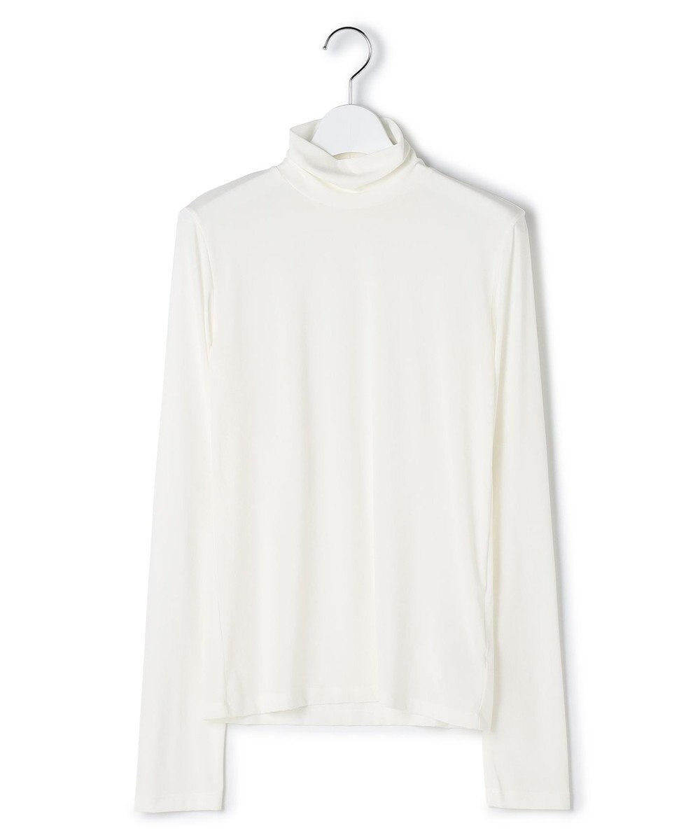 ICB 【洗える】 パウダリーチュール ハイネックトップス 