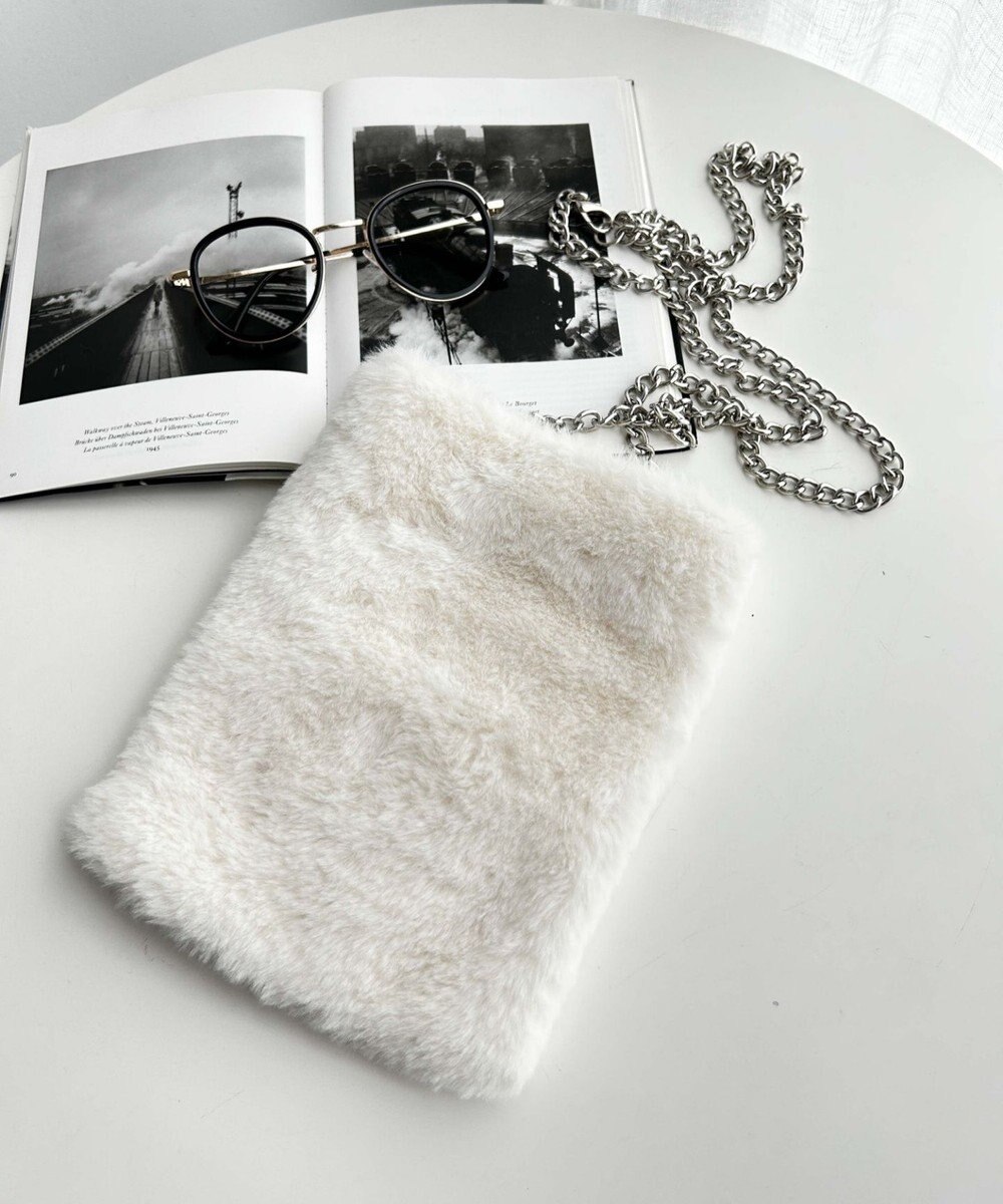 WEGO ファーチェーンミニショルダー 