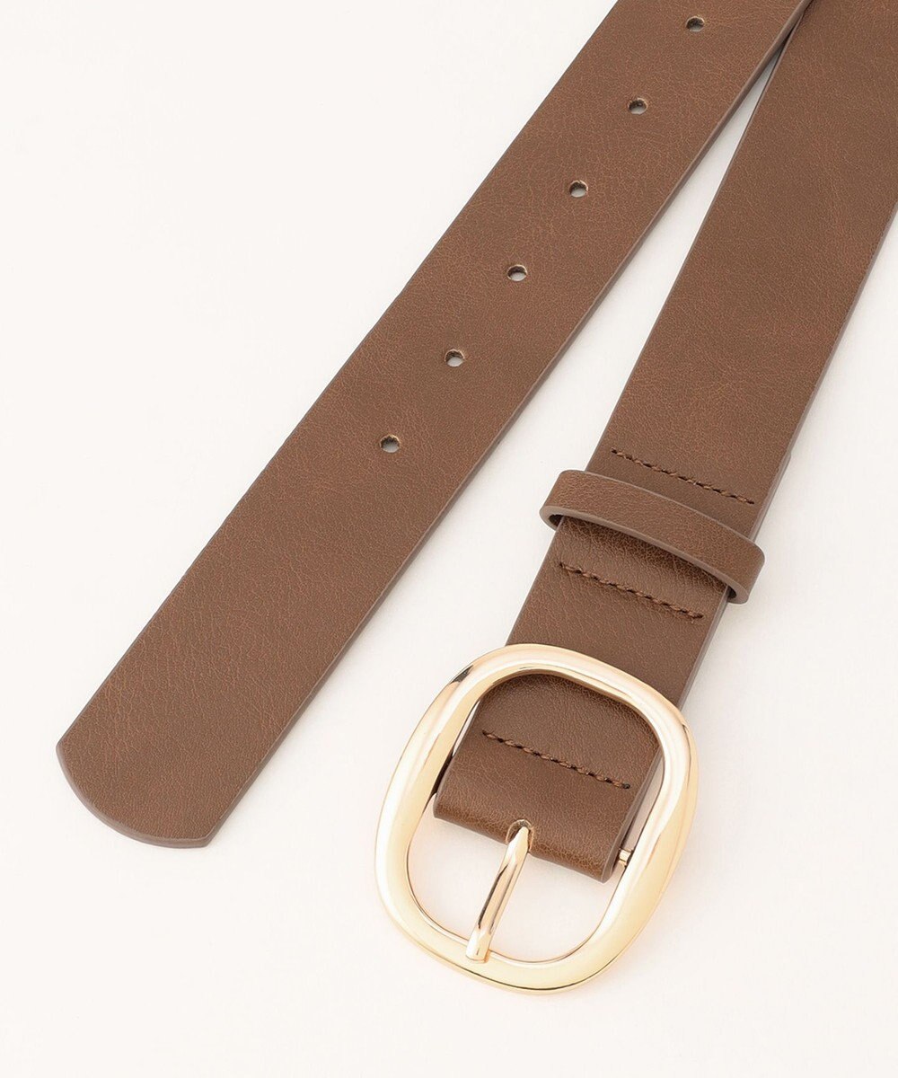 ANY バックルデザインワイドベルト 