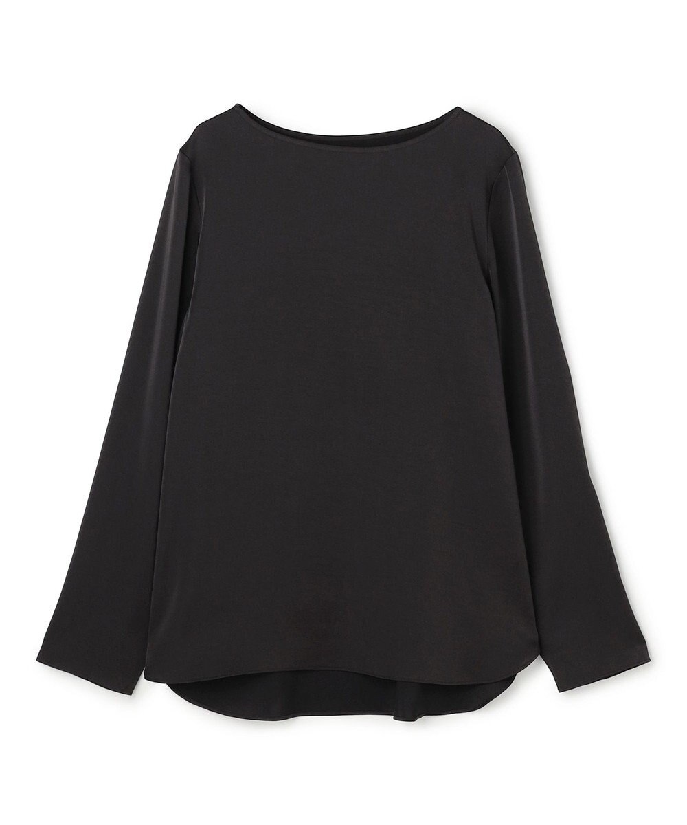 UNFILO サテン レイヤードブラウス 