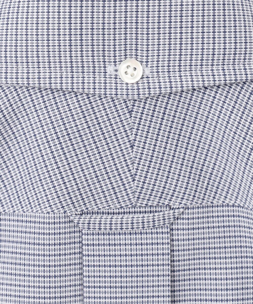 J.PRESS MEN 【PREMIUM PLEATS / 形態安定】PANAMAミニチェックシャツ/ B.D. 