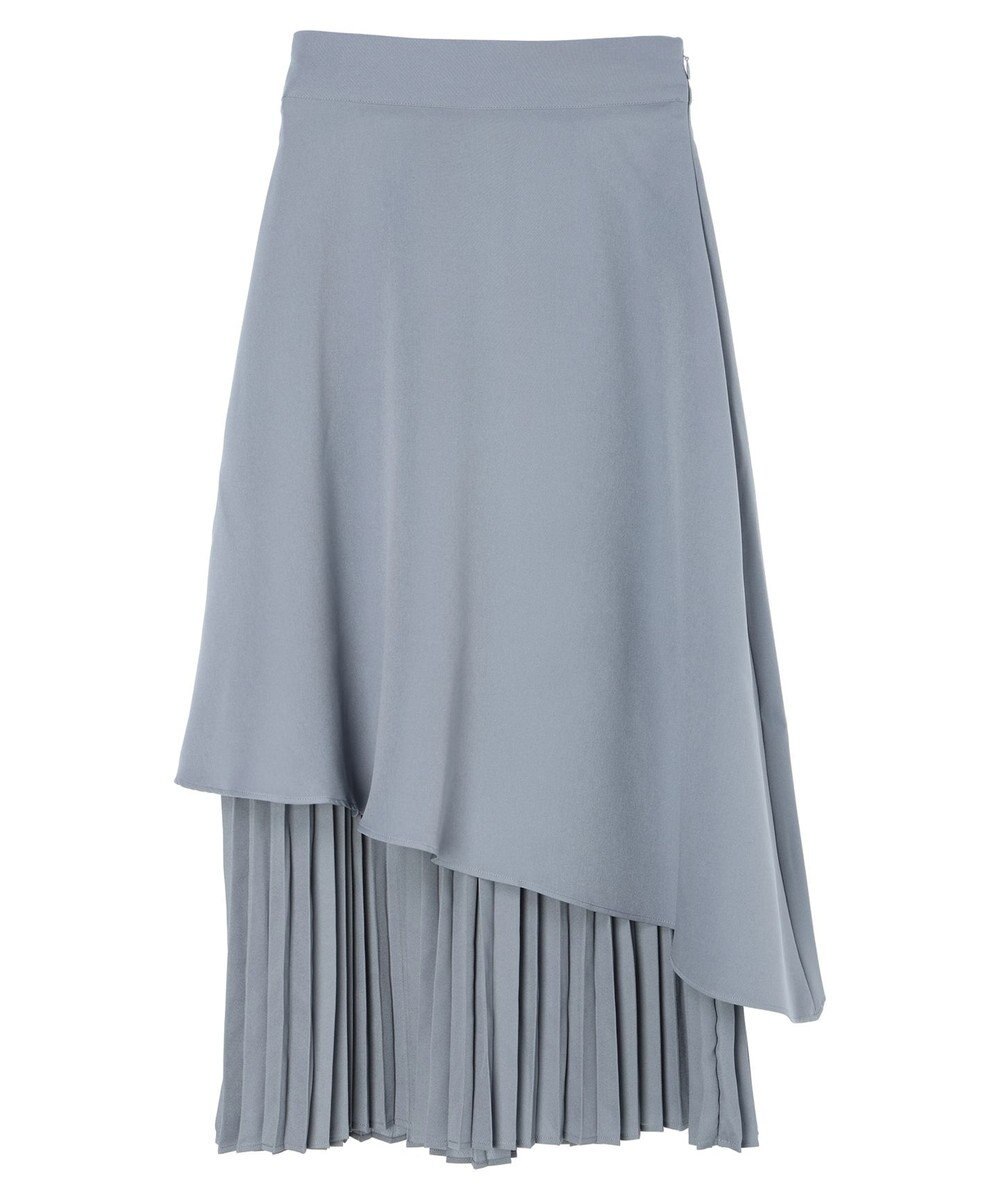 earth music&ecology プリーツドッキングスカート 