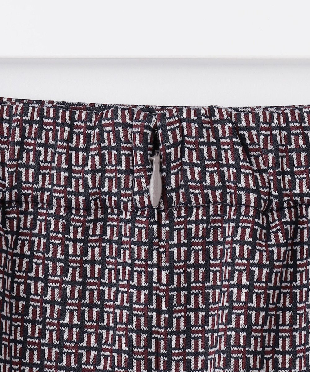 J.PRESS LADIES 【洗える】幾何ジャカード スカート 