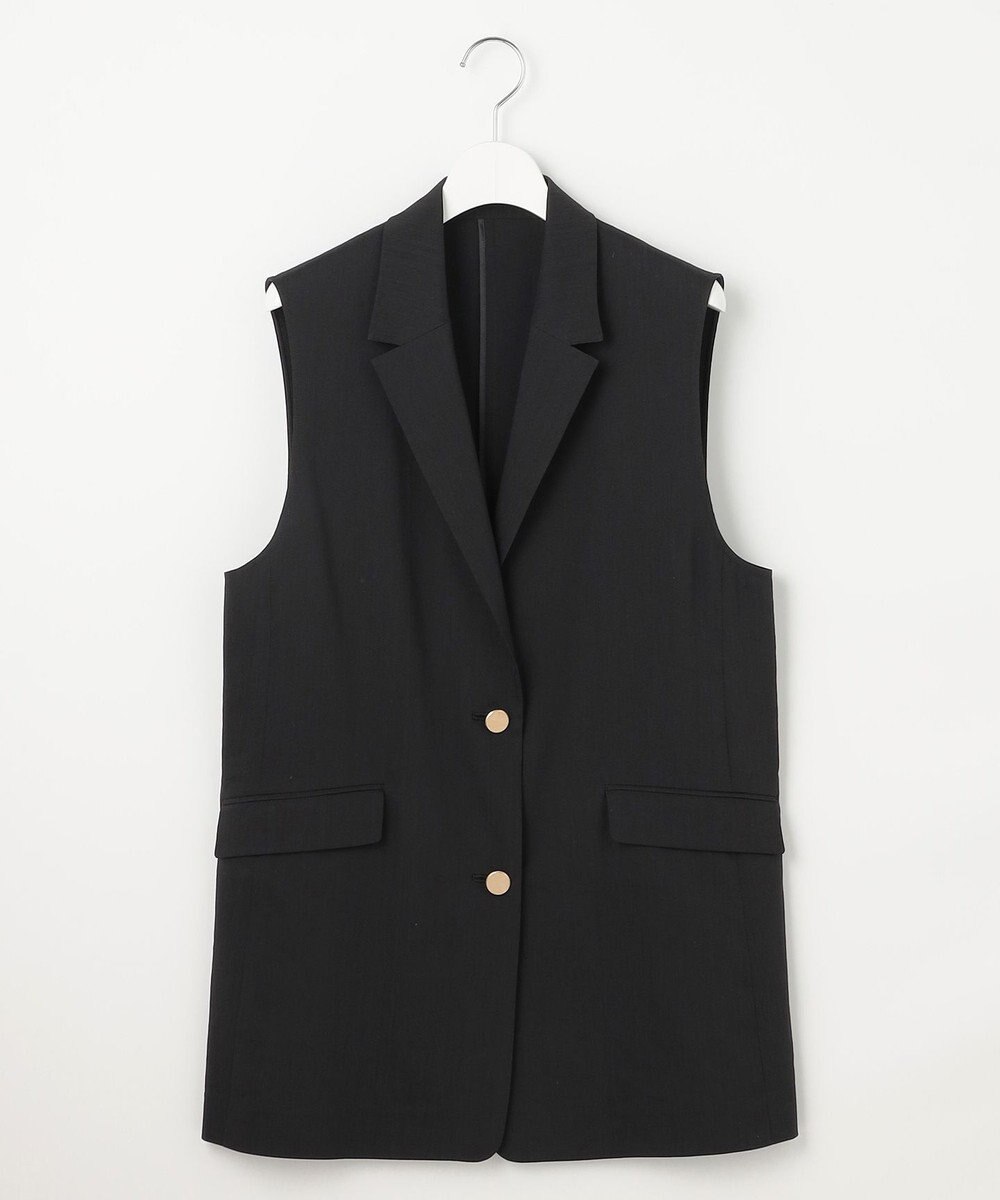 自由区 L 【セットアップ対応・洗える】LIPストレッチテーラード ジレ 