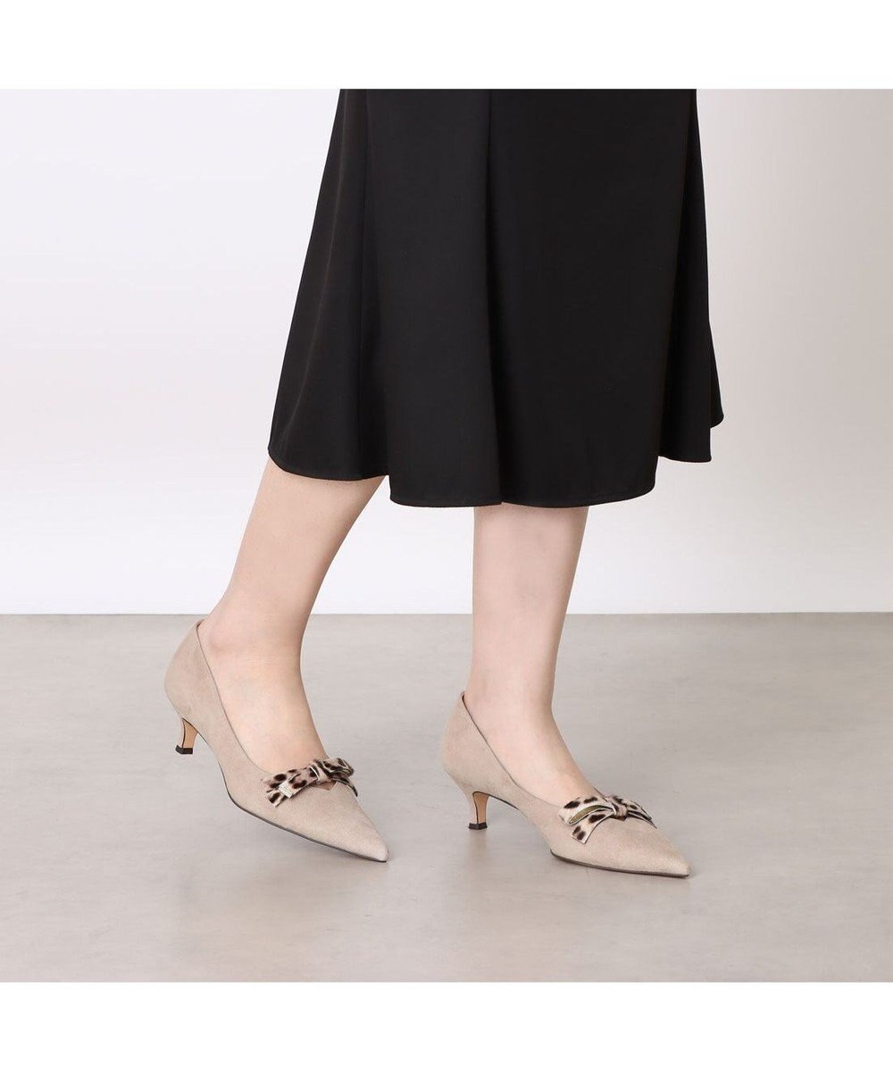 MODE ET JACOMO <MODE ET JACOMO>リボンストラップポインテッドトゥパンプス 