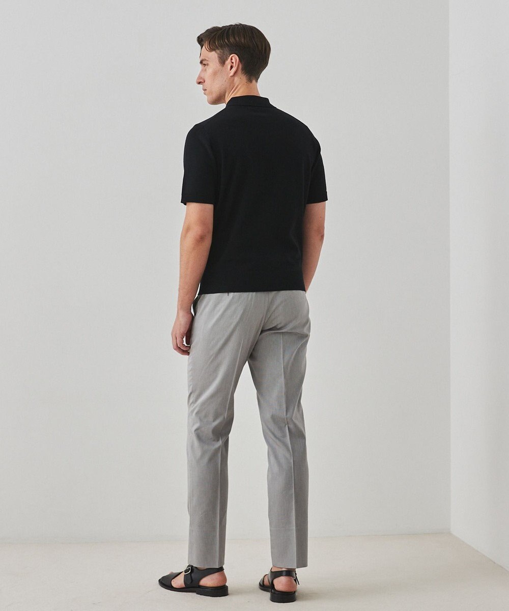 GOTAIRIKU 【洗える】イタリア糸 セットインニットポロ 