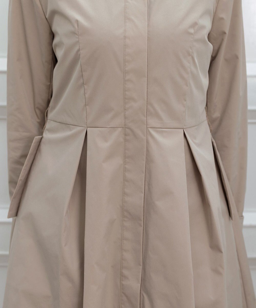 Tiaclasse 【洗える】撥水フードフレアコート 