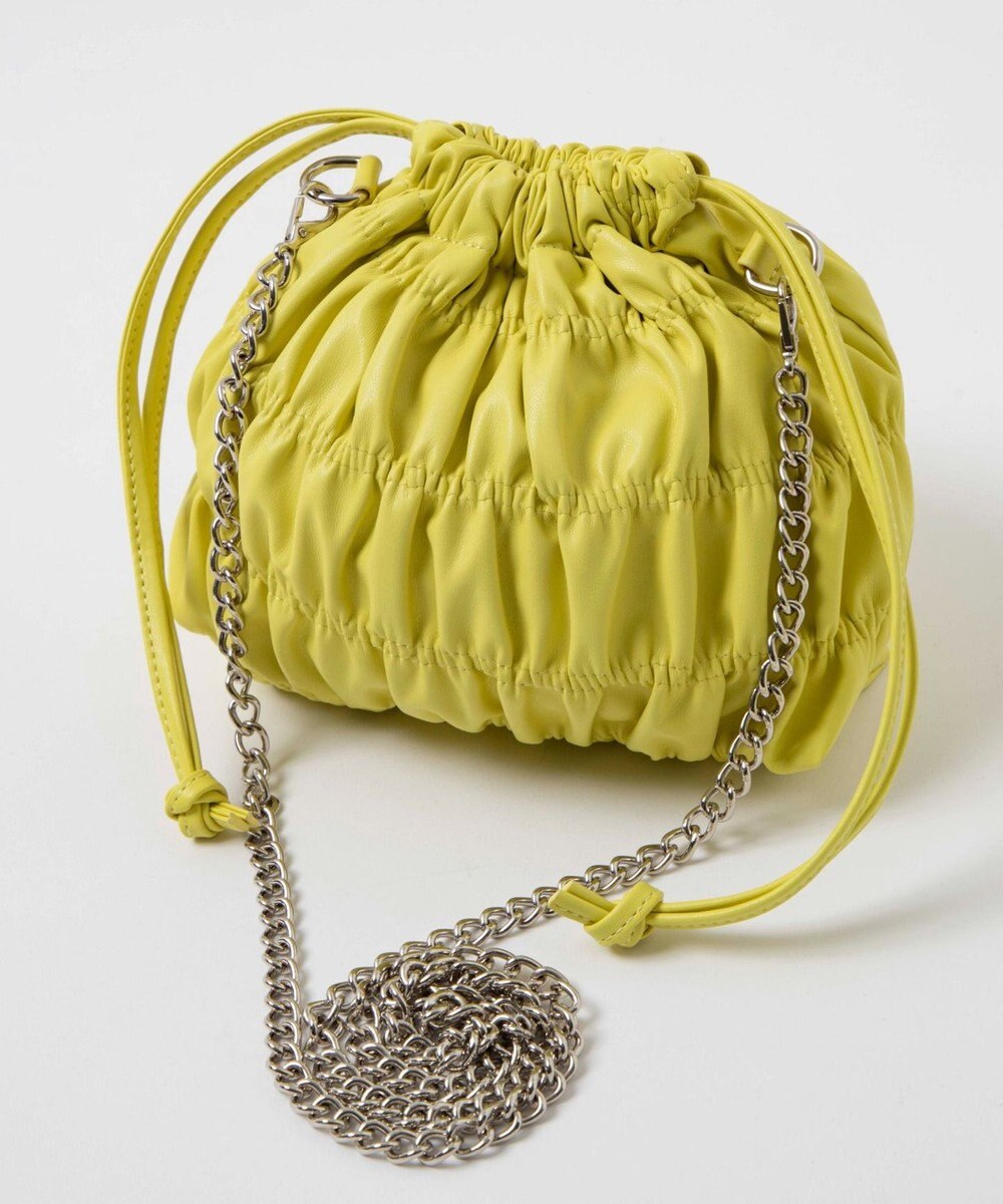 WEGO 巾着チェーンショルダー 