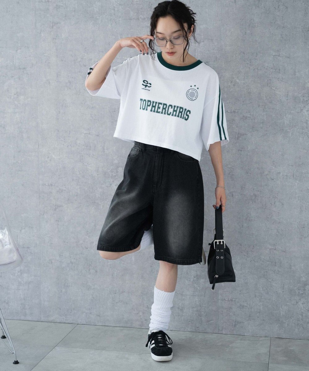 WEGO ライングラフィックショートT 