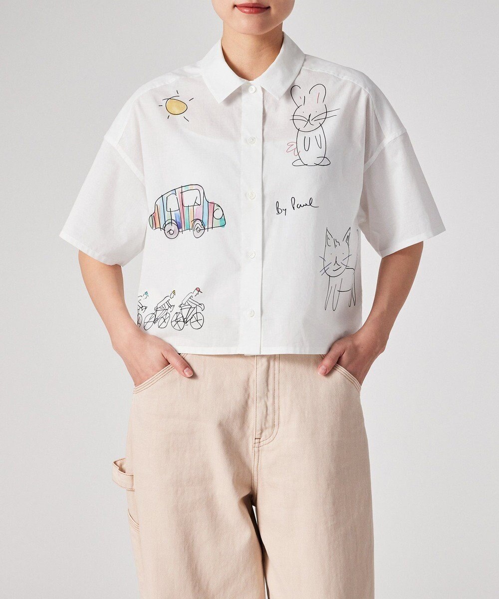 Paul Smith Drawn by Paul ドゥードゥル 半袖シャツ 