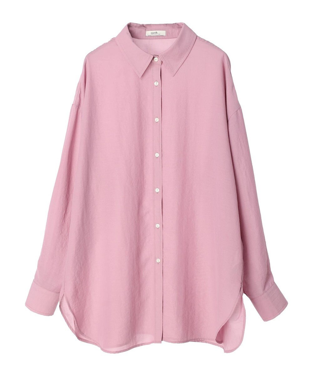 earth music&ecology シアーボーイズライクシャツ 