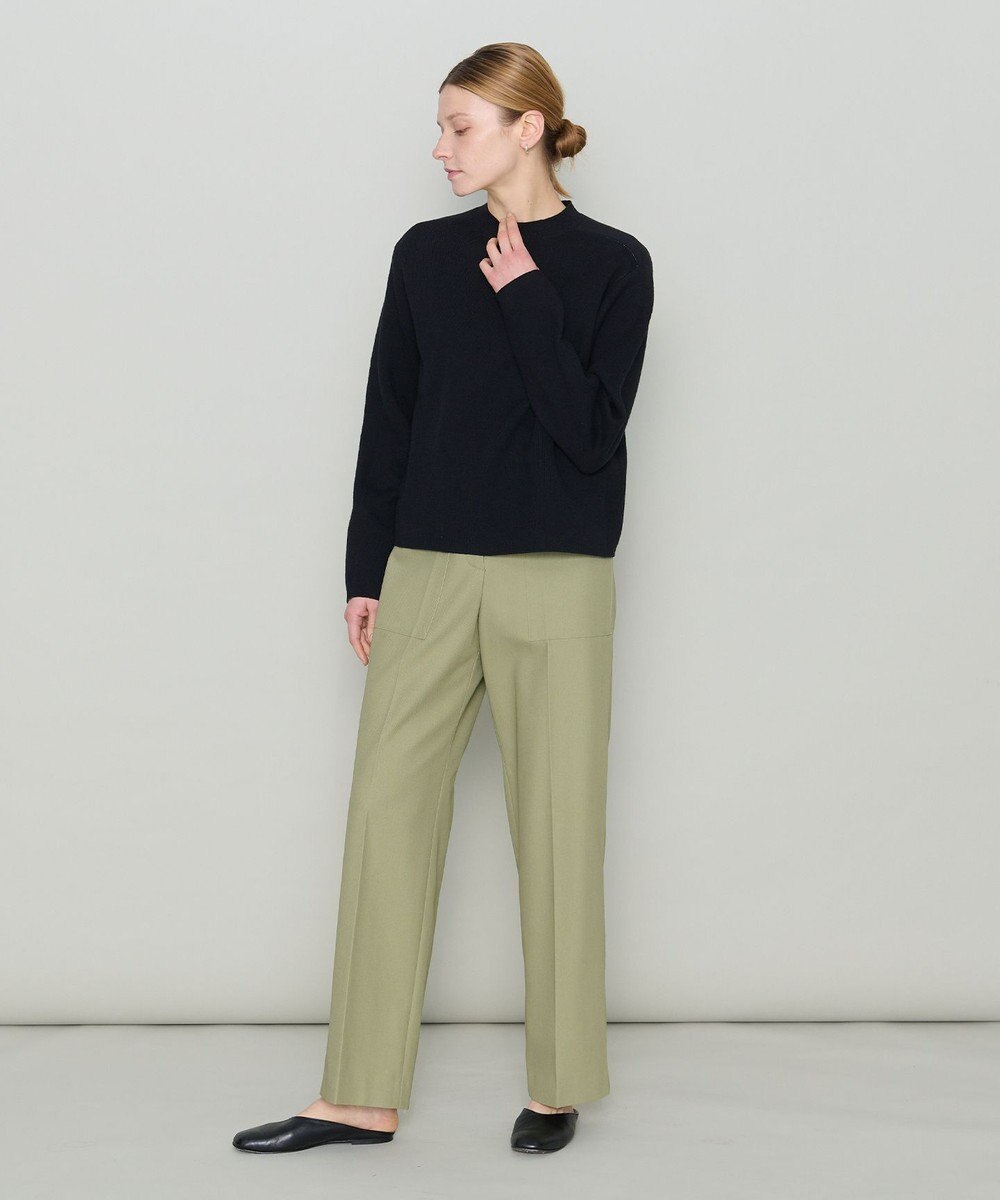 JOSEPH 【洗える】オーガニックツイル　ワイドトラウザーズ 