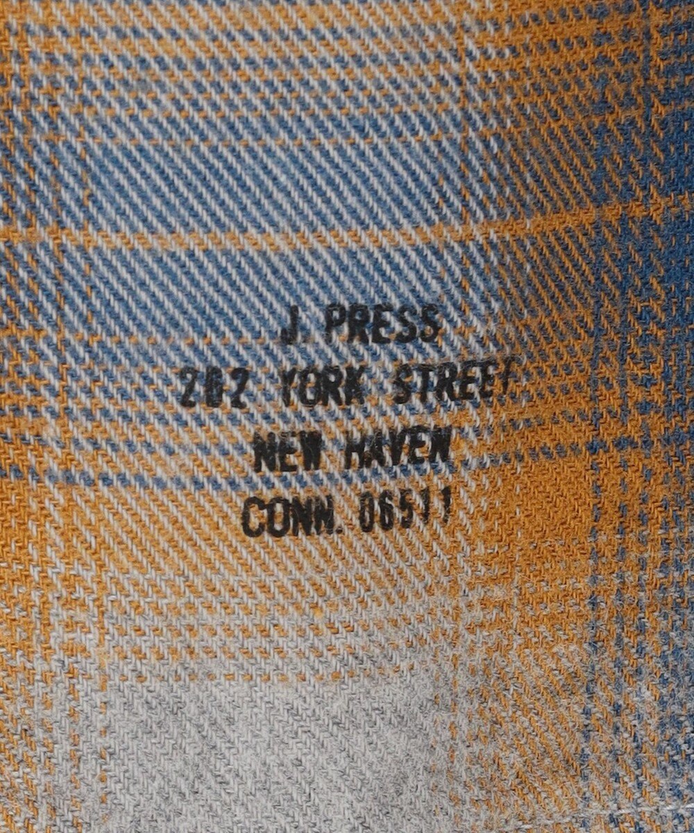 J.PRESS MEN 【WEB・一部店舗限定】チェックフランネル シャツ / B.D. 