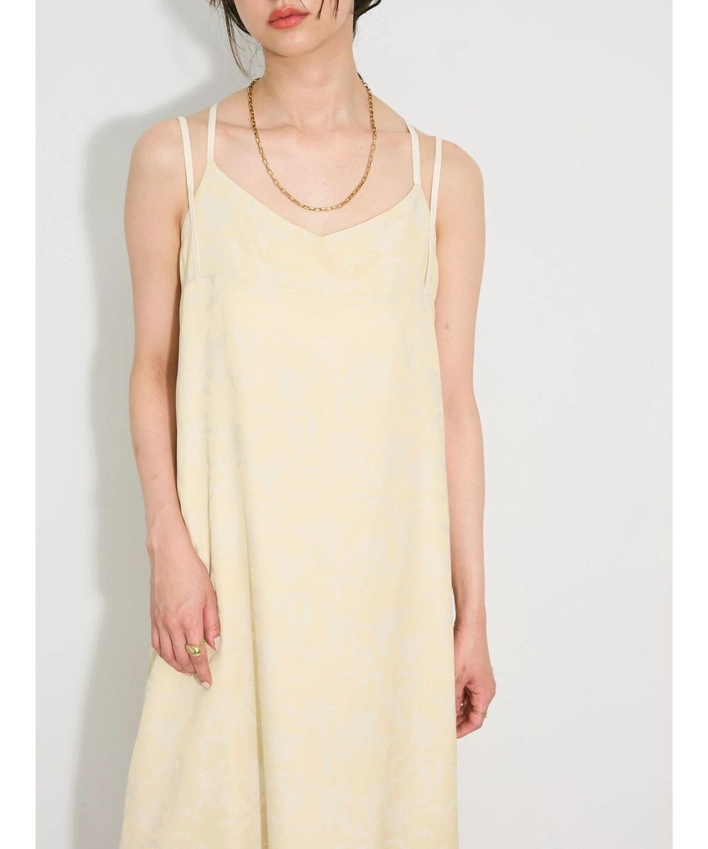 Green Parks ウ゛ィンテージフラワージャガードキャミワンピース 