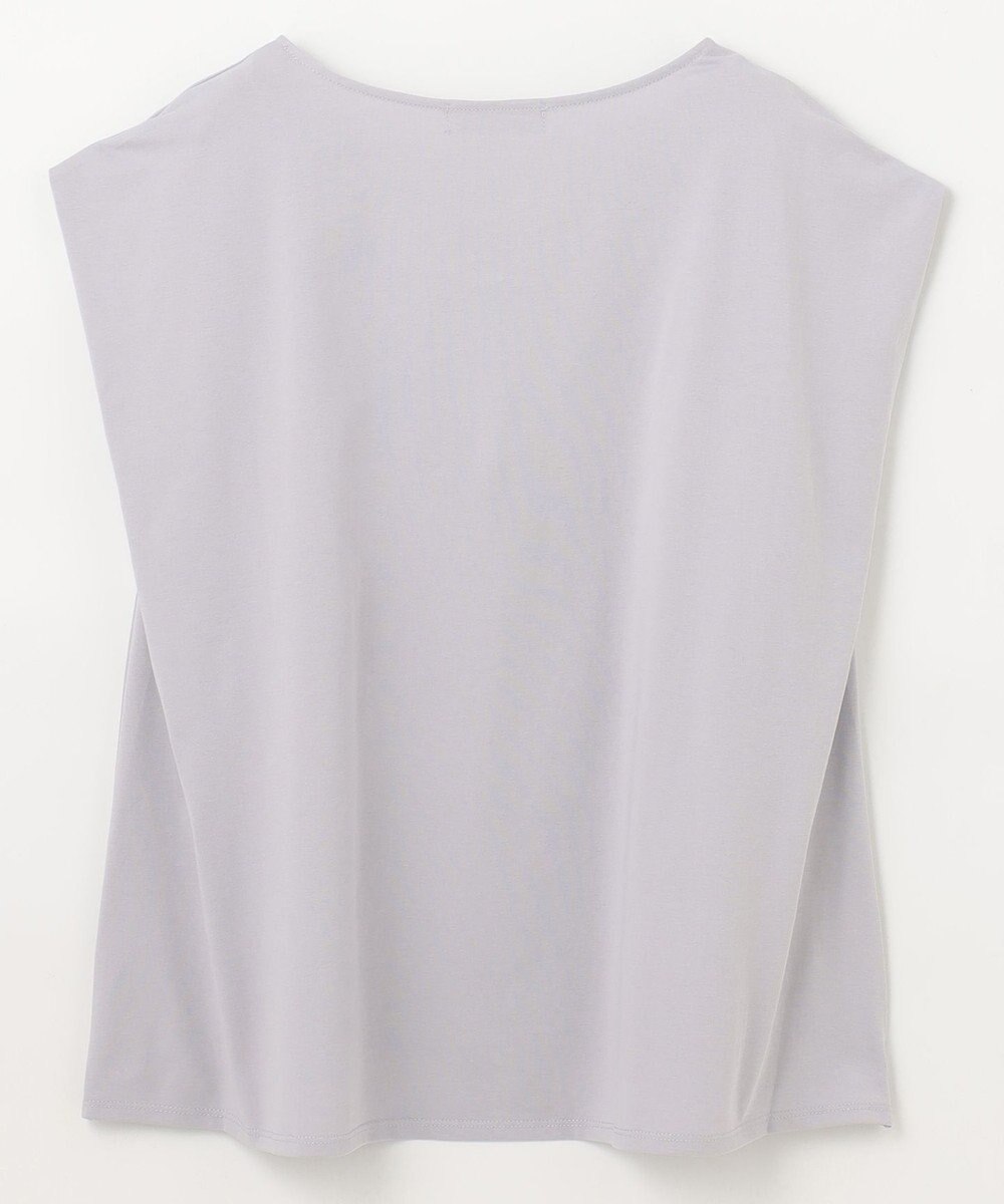 ANY チュールデザインフレンチスリーブTシャツ 
