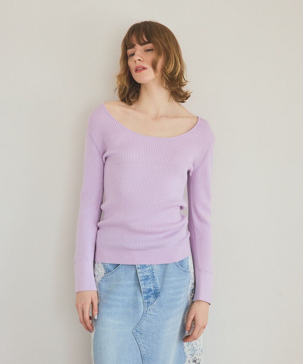 GRACE CONTINENTAL 綿カシミヤインナートップ 