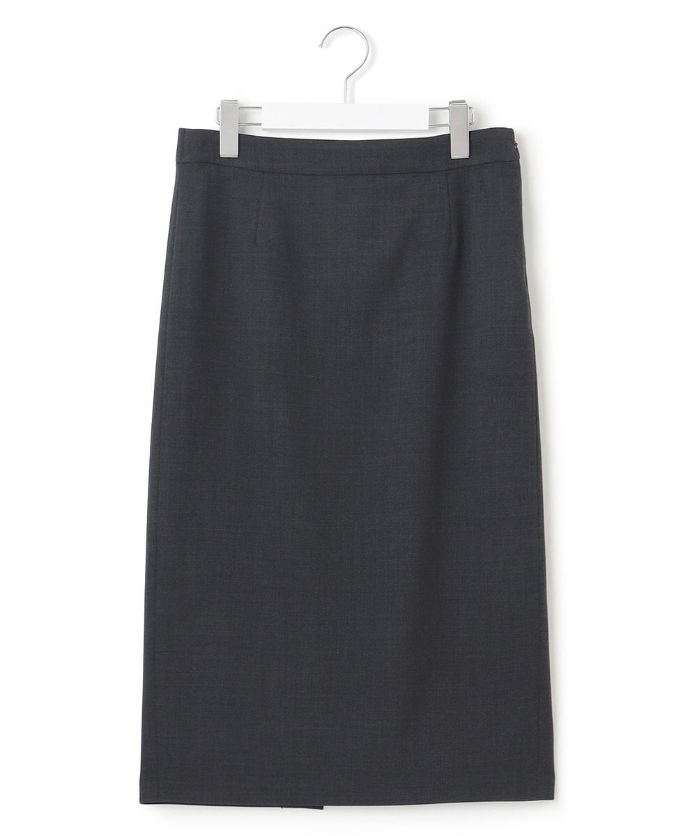 ICB 【UVカット・洗える】ウール2WAYストレッチ タイトスカート 