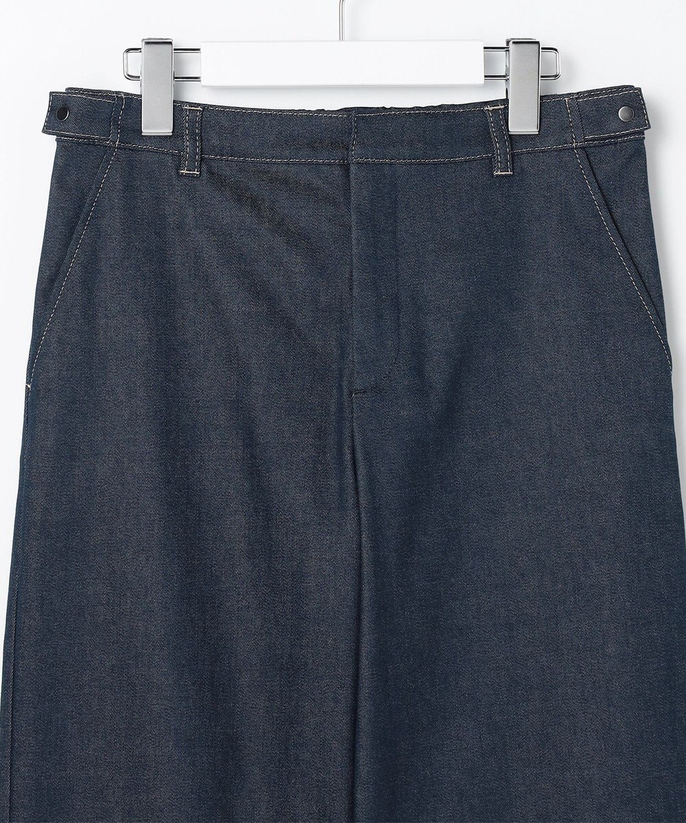 J.PRESS LADIES L 【WEB限定カラーあり】ハイパワーデニムツイル ワイドパンツ 
