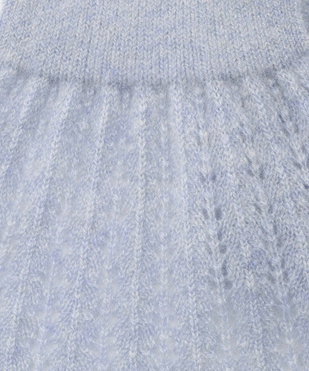 MOONBAT mila schon カシミヤ100%レーシーニットプチマフラー 