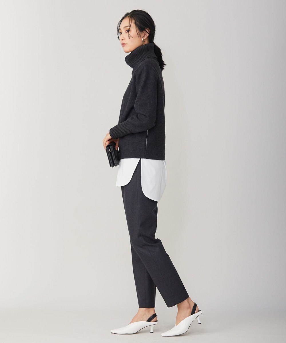 ICB L ミルドウール オフタートルプルオーバー 