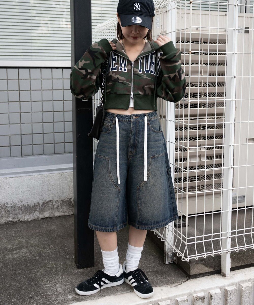 WEGO NEWYORK裏起毛ZIPパーカー 