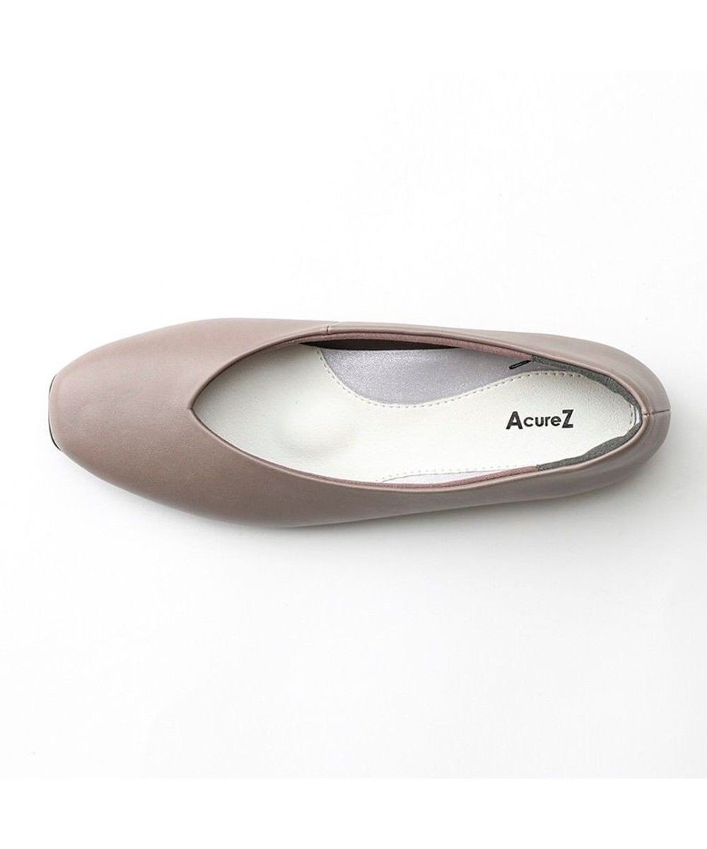 AcureZ Vカットフラットパンプス「母趾にやさしい美パンプス」 