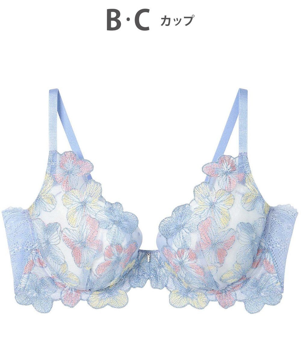 AMPHI ブラジャー ふっくらまる胸キープ 脇高設計 脇・背中スッキリ【Hold Day Bra】 BYJ311 アンフィ／ワコール 