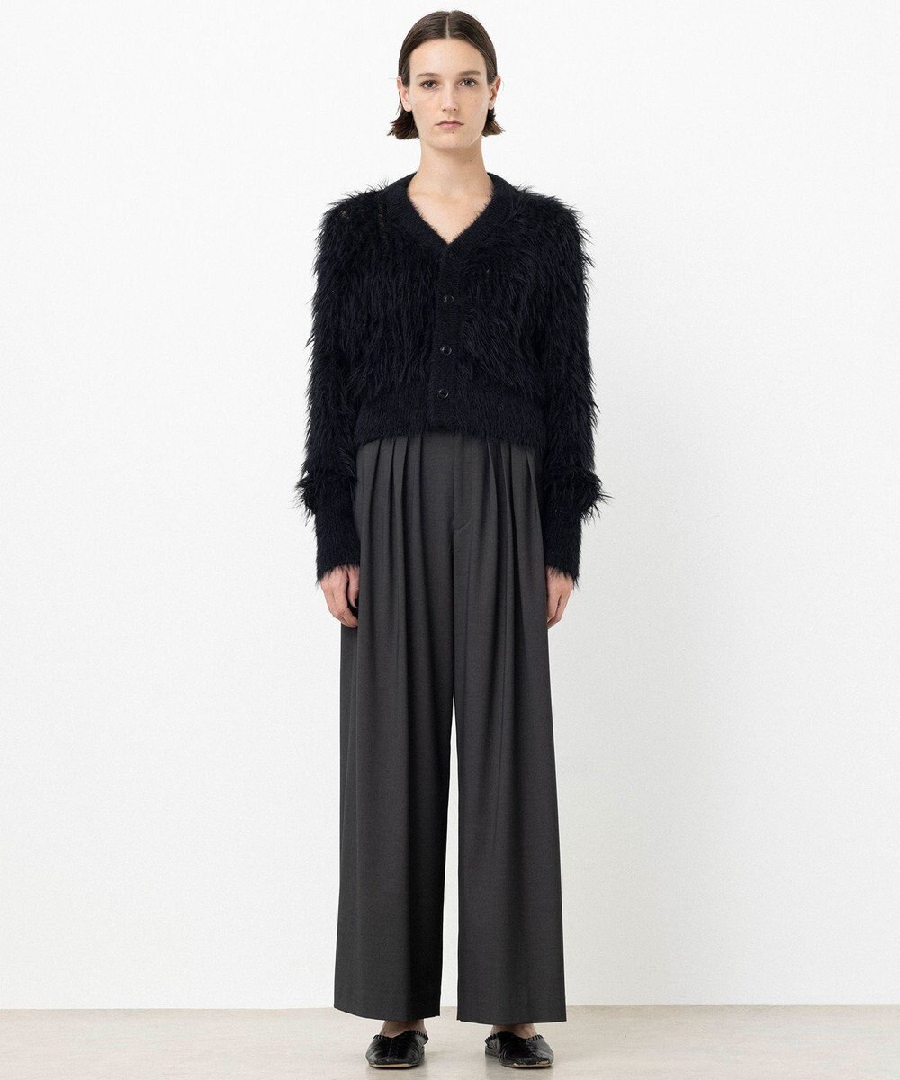 NAVE 【ReNAVE・洗える】メルティーシャギーニット カーディガン 