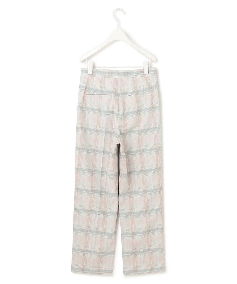 ICB 【洗える】TRドビーチェック ストレートパンツ 
