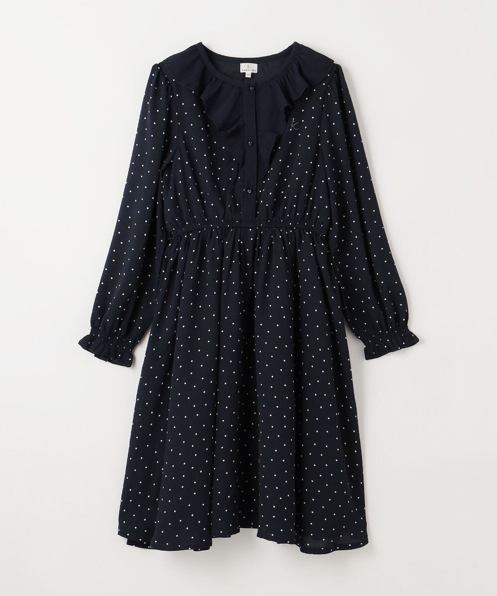 組曲 KIDS 【150-160cm】キャサリンドット ワンピース 