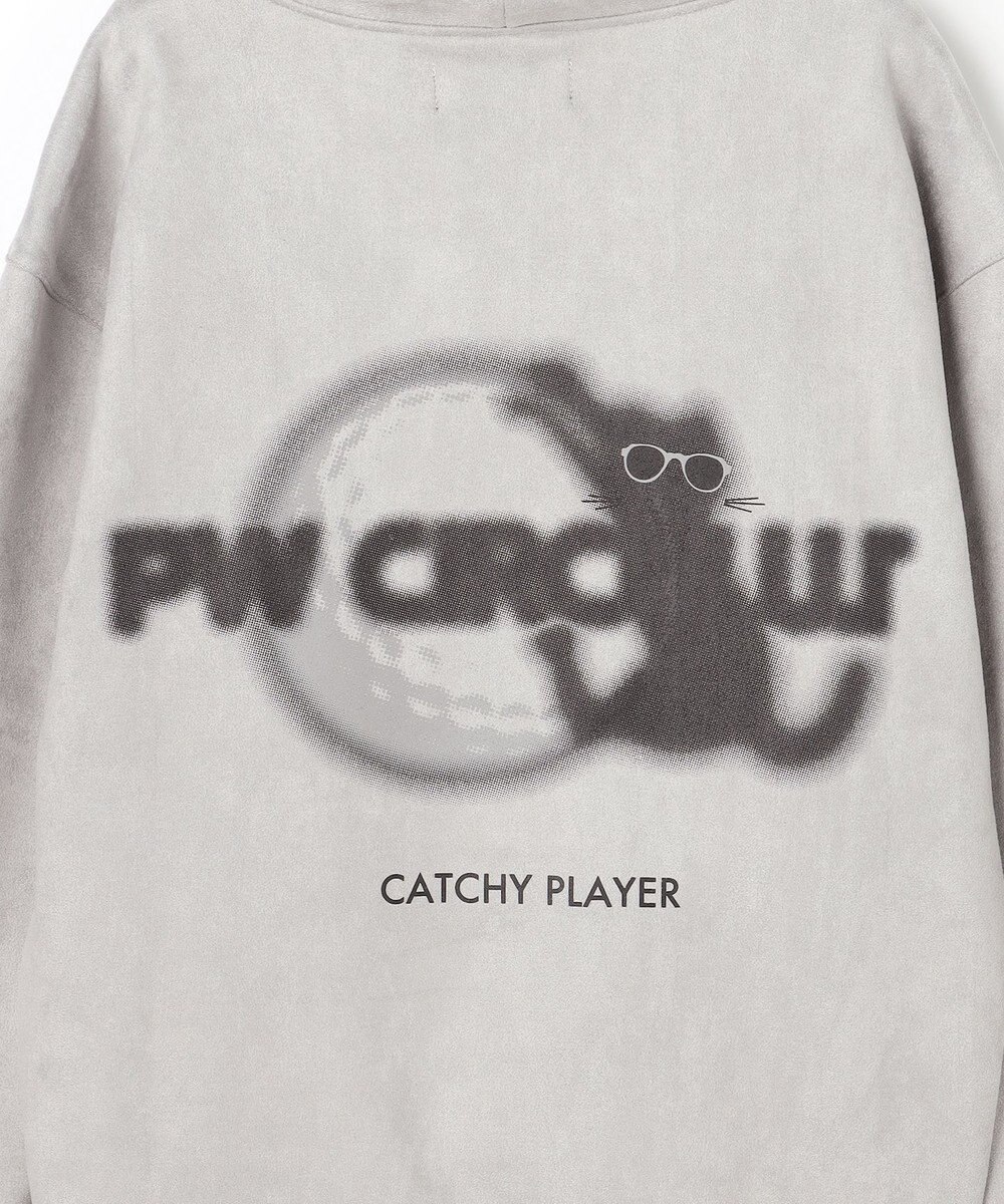 PW CIRCULUS 2025 NEW！【手洗い洗濯可】【WOMEN】キャットグラフィック スエードライク デタッチャブルフーディ ゴルフウェア レディース 