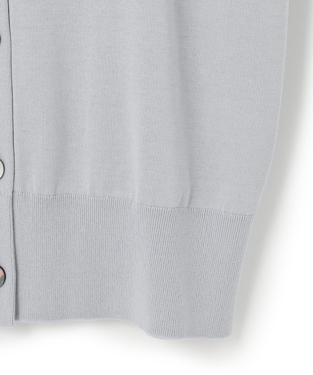 23区 シルクコットン ベーシック カーディガン 