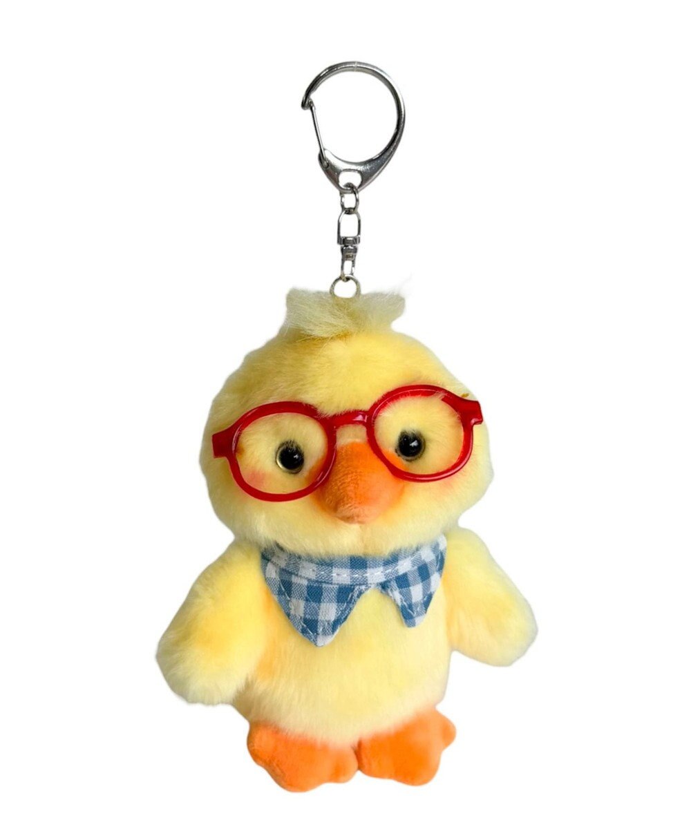 WEGO 優秀メガネペンギンぬいぐるみキーホルダー 